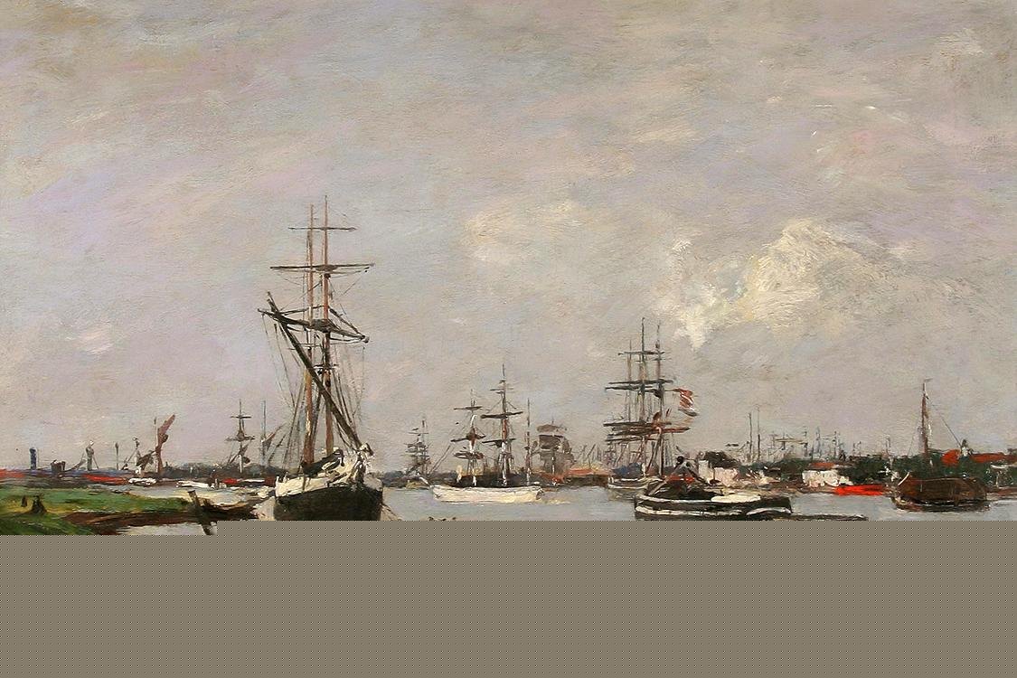 Eugene Boudin Le Port, Anvers